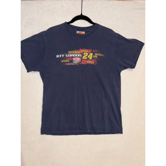 Winners Circle Other - Jeff Gordon NASCAR vintage 90s Winners Circle 24 T-Shirt Navy Blue DuPont size L